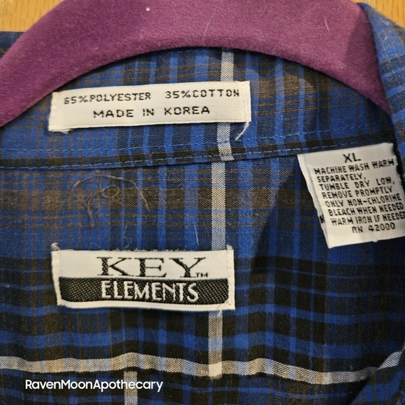 Key Elements Mens flannel - Picture 3 of 3